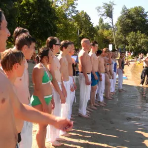 2013 Olsztyn - trening nad jeziorem